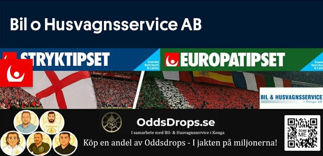 Andelar för Stryktipset och Europatipset